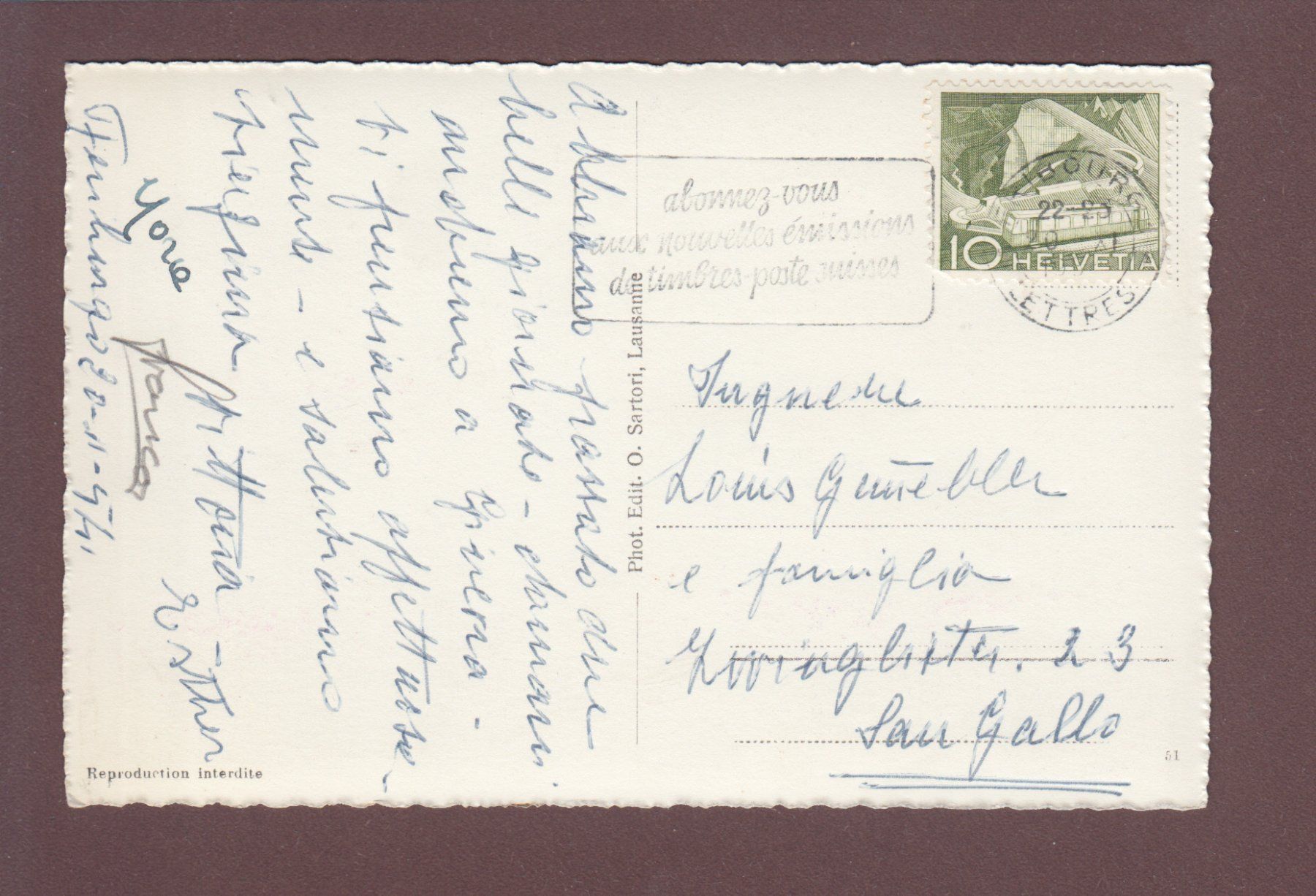 Cartoline postali: FRIBOURG - Cathédrale – Usato da Pully venduto da nicecards 1