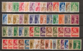 Lot diverse postfrische CH Marken ab 1907 **