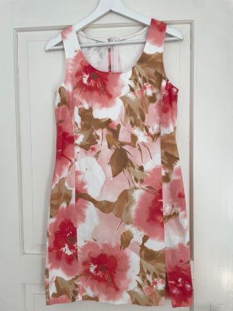 Etuikleid mit floralem Print | Grösse 34 | kaum getragen