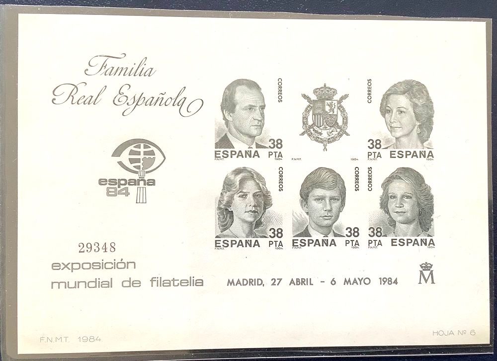 Tutti i francobolli: 1984 Spanien Schwarzdruck Block n.6 – Nuovo (secondo la descrizione) da Liestal venduto da Pep3