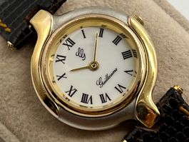 Guillaume Damenuhr Quarz 23k Gold Plated