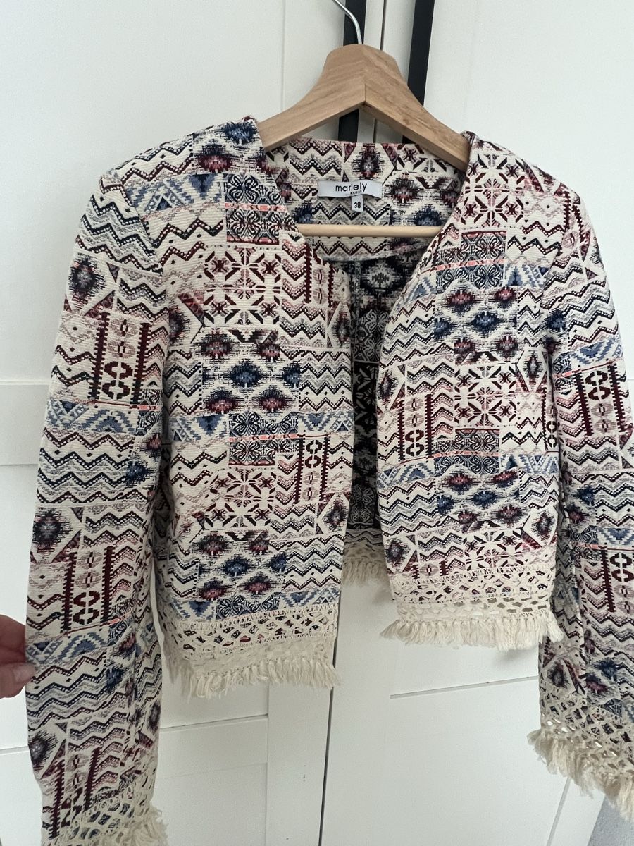 Jacken: Veste bohème ethnique 38 – Neu (gemäss Beschreibung) aus Ropraz von Angy.ruiz