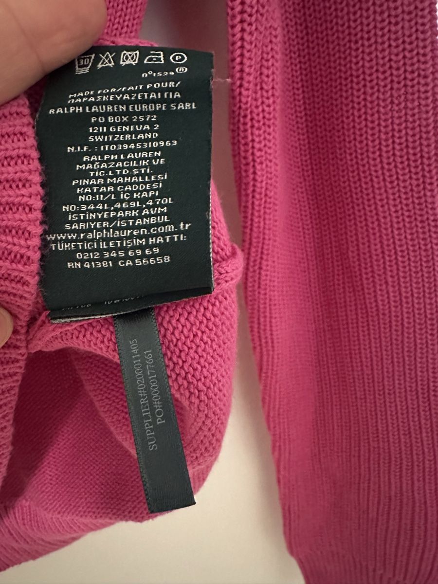Ralph Lauren Maglioni & Felpe: Ralph Lauren Strickpullover pink mit Knöpfen M – Nuovo (secondo la descrizione) da Zürich venduto da tmarina 5