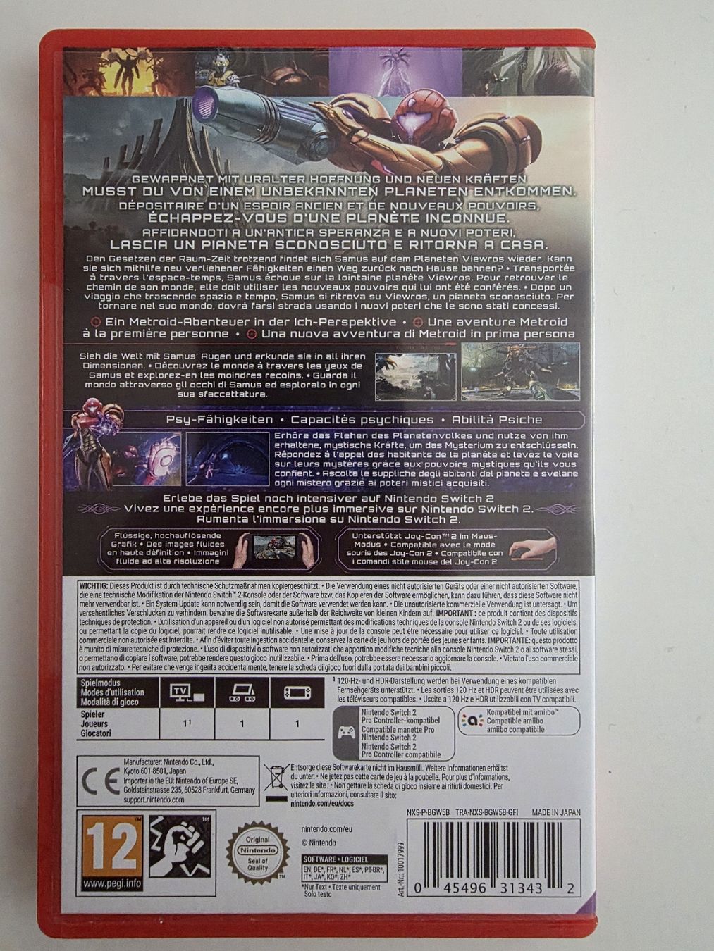 Nintendo Giochi: Metroid Prime 4 Beyond - Nintendo Switch 2 – Usato da Zürich venduto da jabo22 1