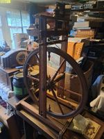 Spinnrad aus Holz antik dekorativ gebraucht