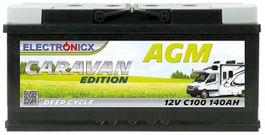 Electronicx Caravan Batterie 140 AH 12V