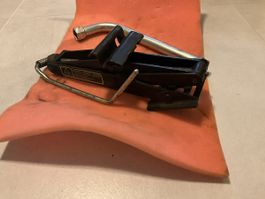 Cric losange auto + clé en croix, kit changement roue