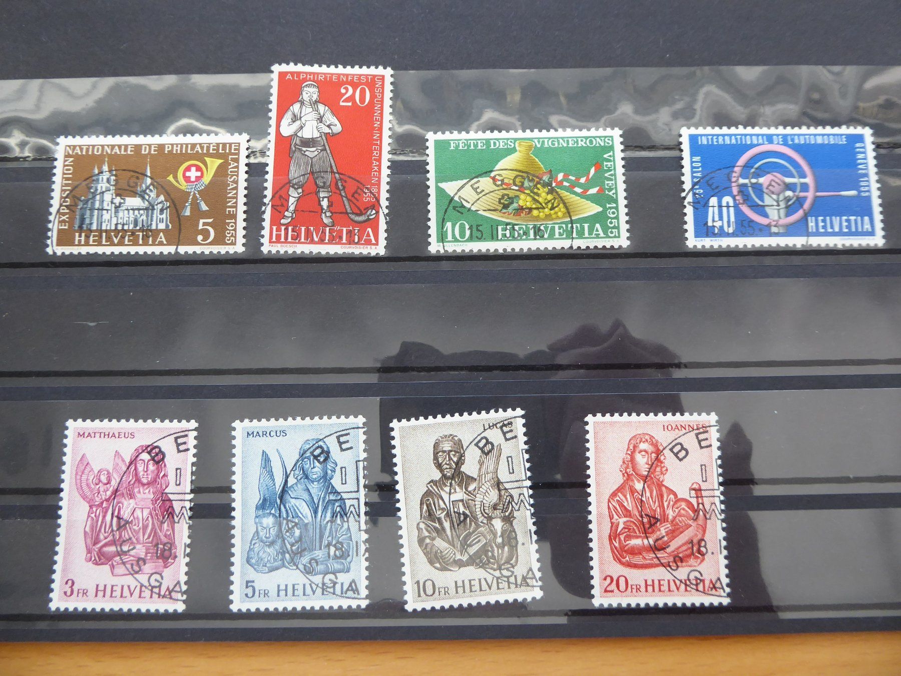 Tutti i francobolli: Evangelisten mit E.T. Halbmond Stempel – Usato da Rothrist venduto da swisstools