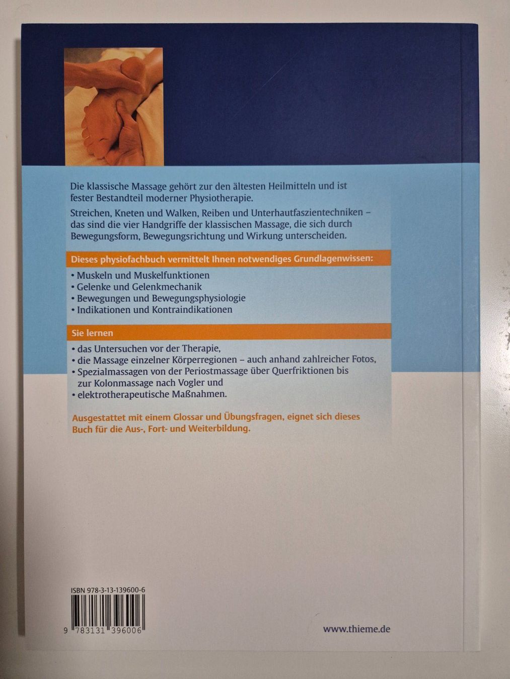 Livres: Technik der Massage - Ulrich Storck – D'occasion à Zell ZH par Ulanbator 1