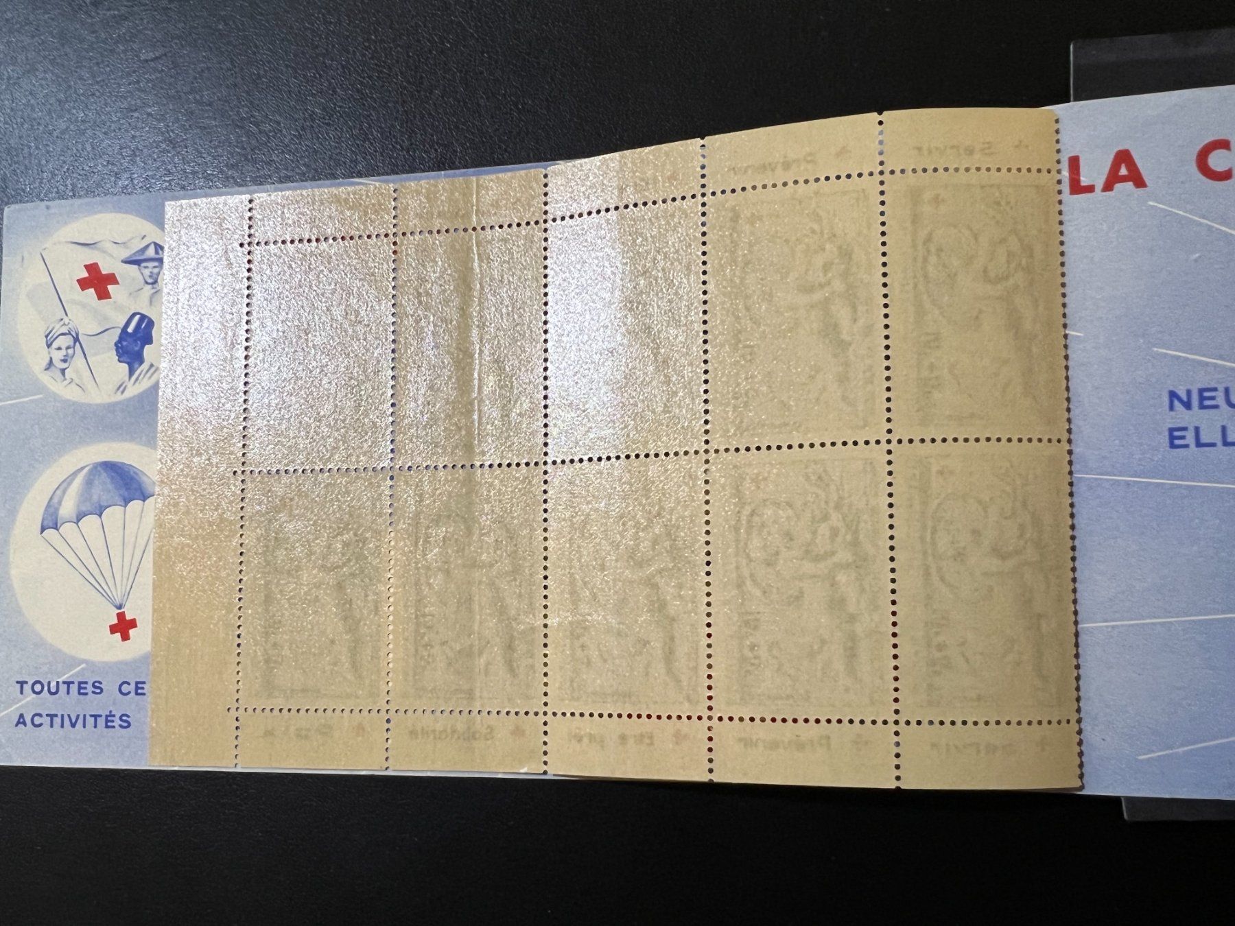 Tous les timbres: () Carnet Croix Rouge 1952 Neuf** – Neuf avec emballage d'origine à Lausanne par ffhoud 4