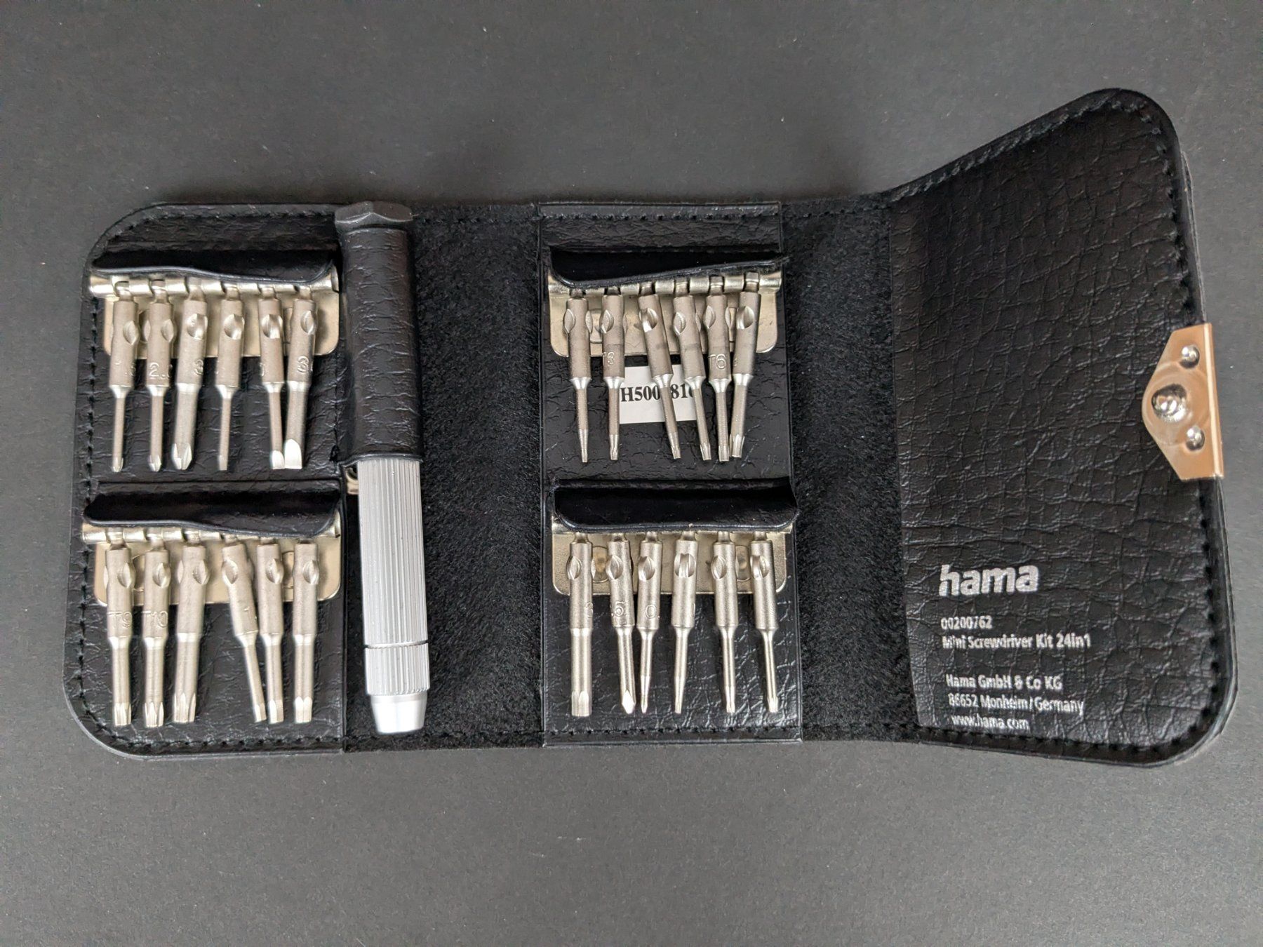 Hama Tutti gli attrezzi: HAMA Mini-Schraubendreher-Set 24in1 – Nuovo (secondo la descrizione) da Thun venduto da Restwert_Thun 1