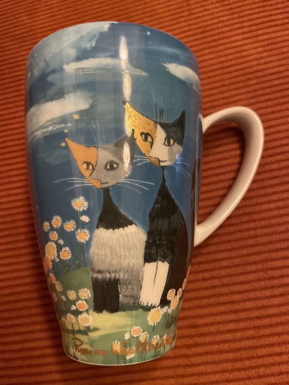Tassen: Tasse R. Wachtmeister Katzenmotiv – Gebraucht aus Männedorf von Dorrii85