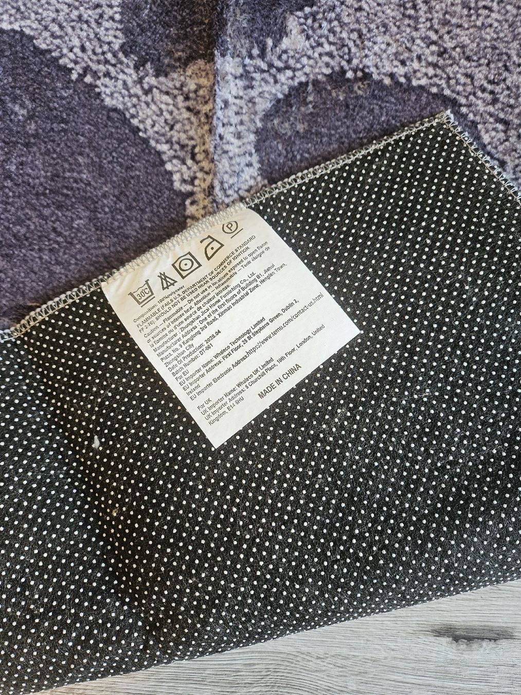 Teppiche: Schmutzfangmatte mit Pfote Grau 50x80cm, Neu! – Neu und originalverpackt aus Hunzenschwil von nudget 2
