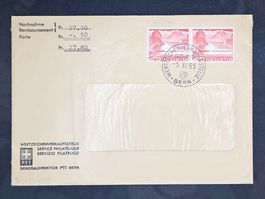 CL23 Enveloppe + Timbre Suisse 1955