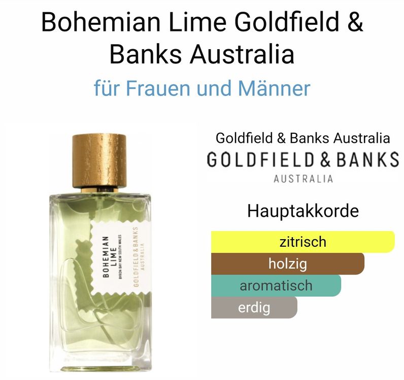 Parfum & Eau de Toilette: Goldfield & Banks Bohemian Lime Abfüllung 2/5/10ml – Neu (gemäss Beschreibung) aus Oensingen von IcyMehmet 2