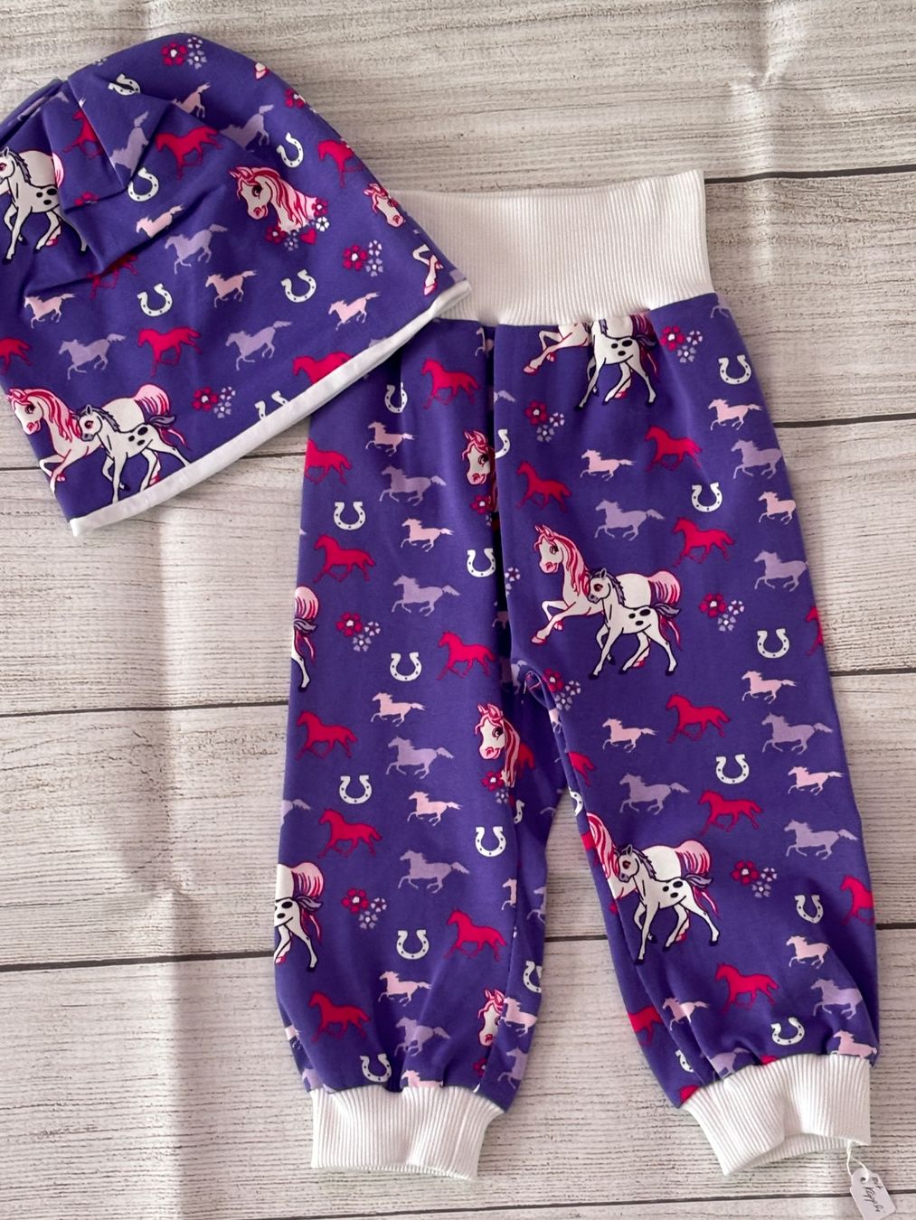Pantaloni: Pferde Pumphose mit Käppli Gr. 74/80 Neu – Nuovo e nell'imballaggio originale da Rietheim venduto da Nugger