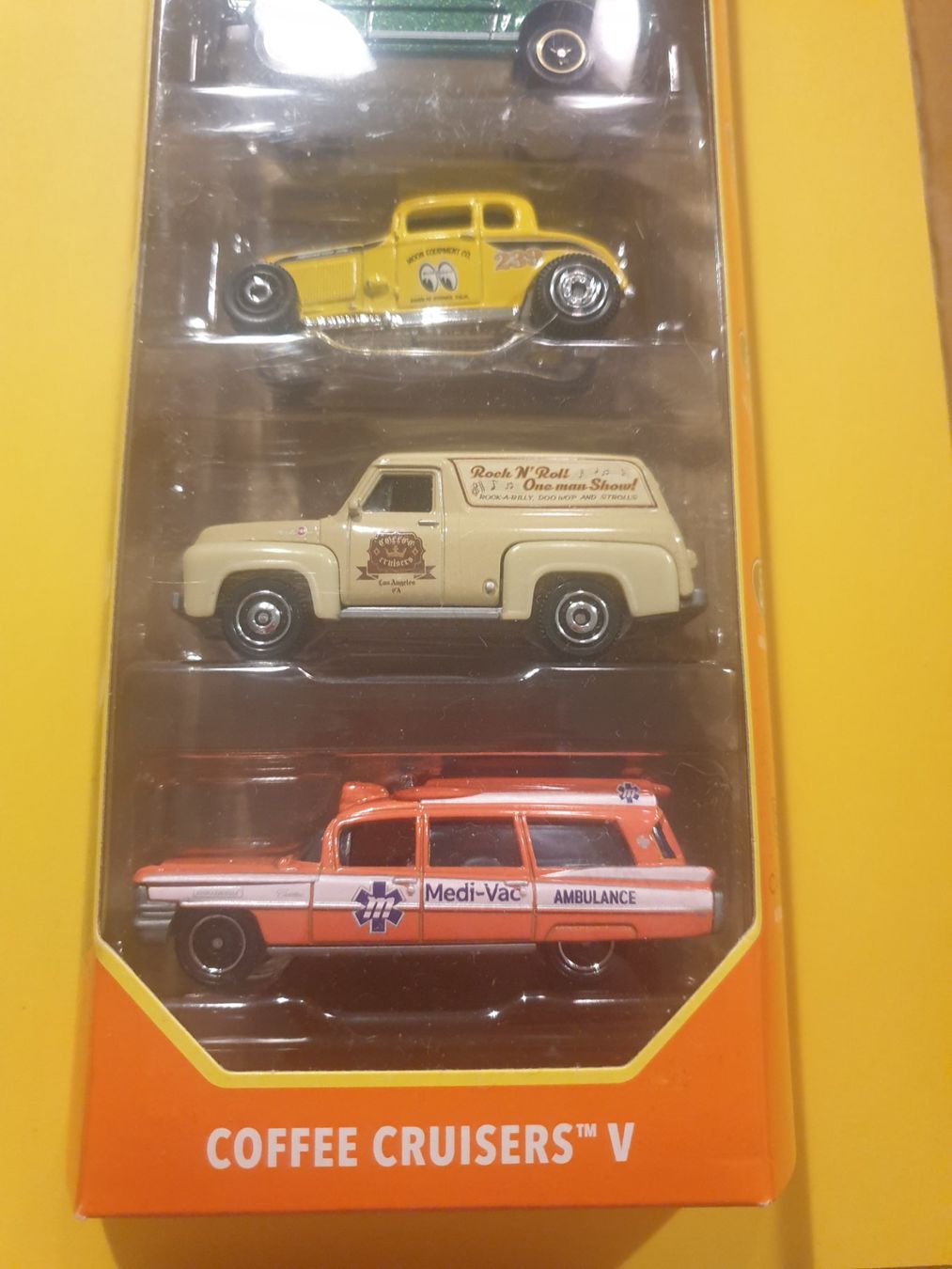 Matchbox Modellini d'auto: Matchbox 5er Pack COFFEE CRUISERS V – Nuovo e nell'imballaggio originale da Oftringen venduto da Rotor 1