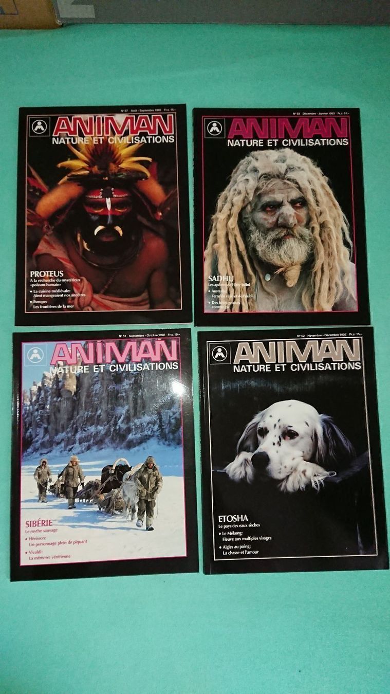 Riviste & Magazine: Animan / Quatre Numéros – Usato da Cortaillod venduto da signep