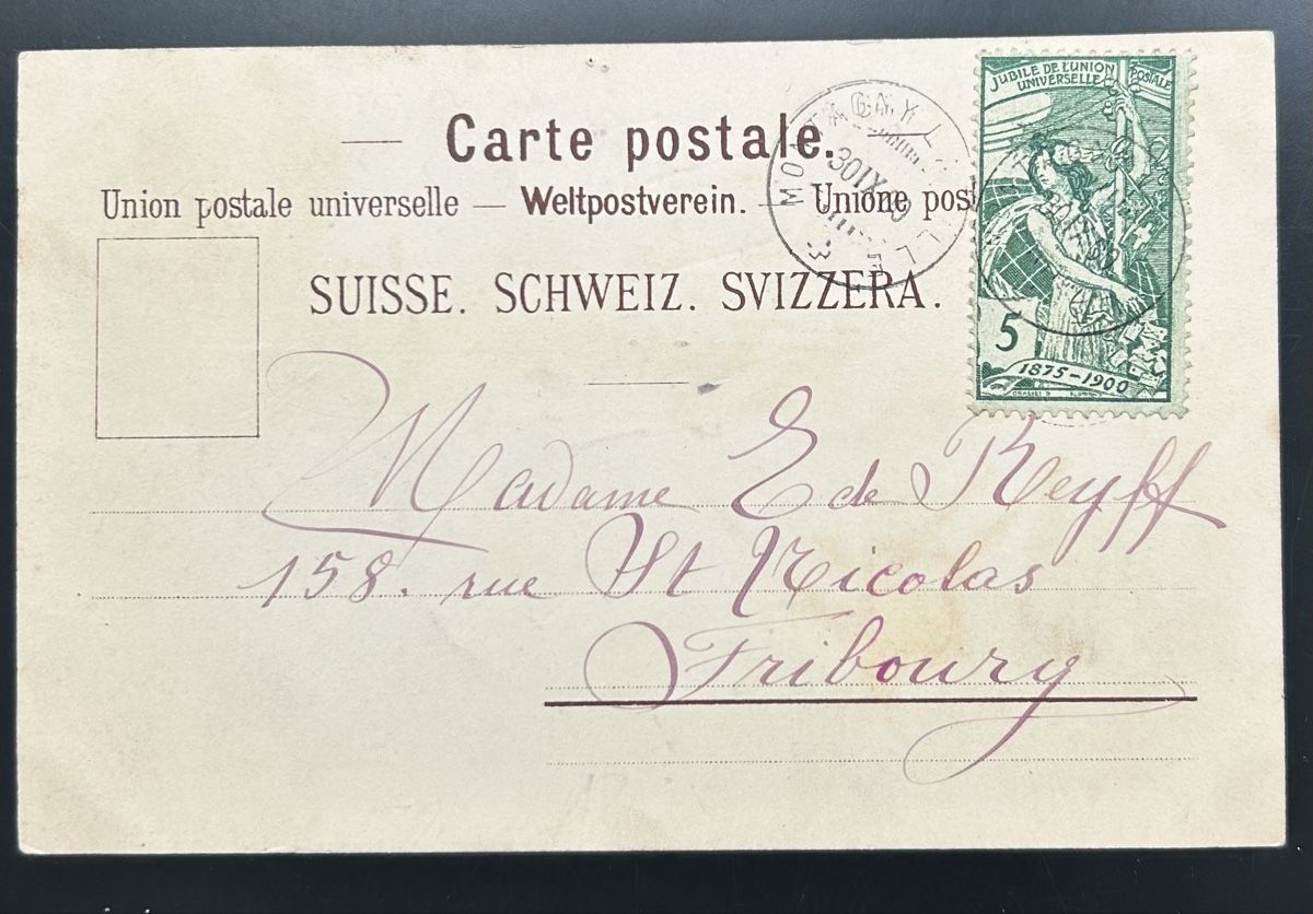 Cartoline postali: Souvenir D Estavayer Litho  – Usato da Horw venduto da Tellbub 1