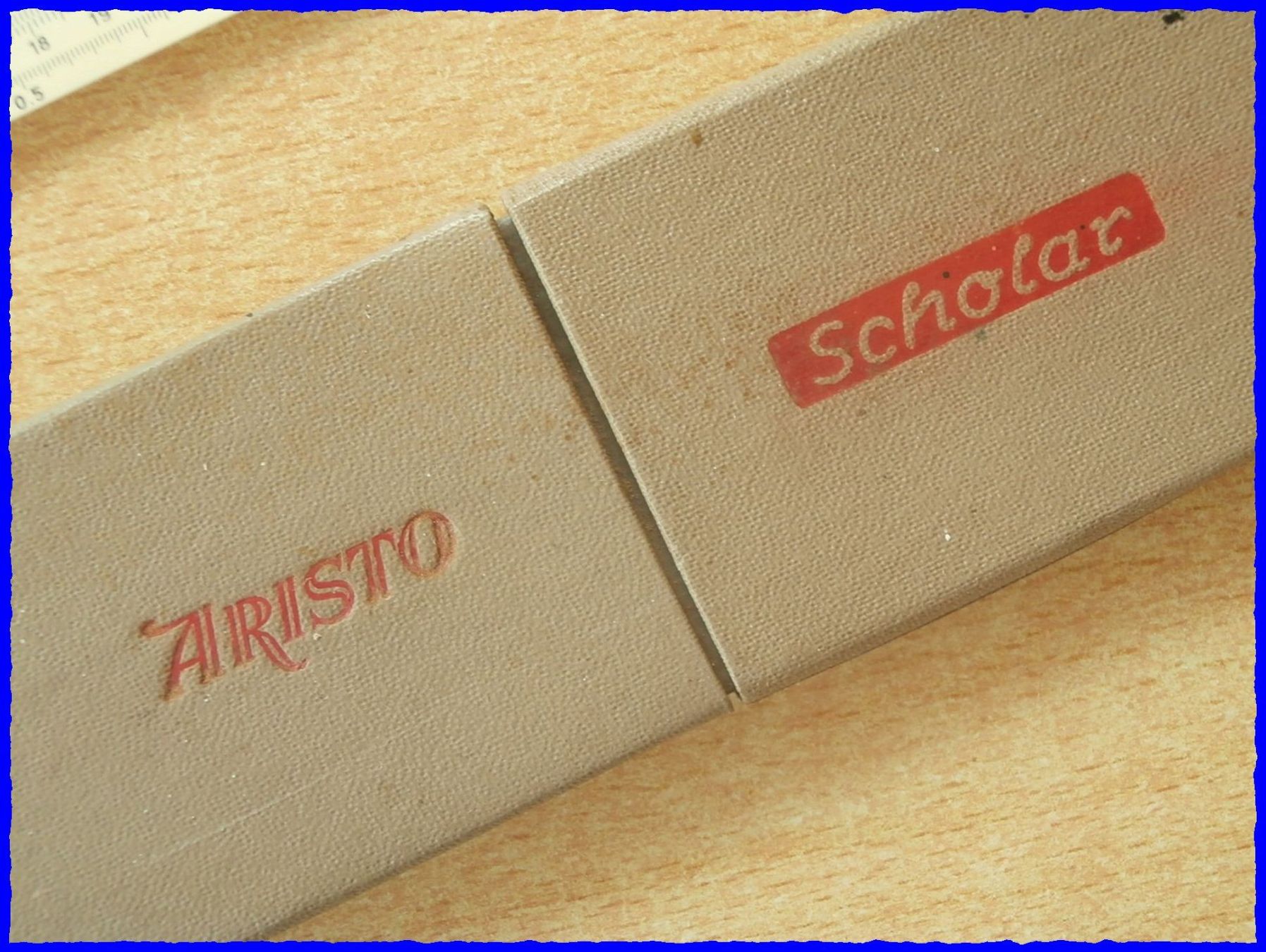 Taschenrechner: RECHENSCHIEBER ARISTO - Scholar "903" - mit Box - von 1953 – Gebraucht aus Worblaufen von Re_mo81 4