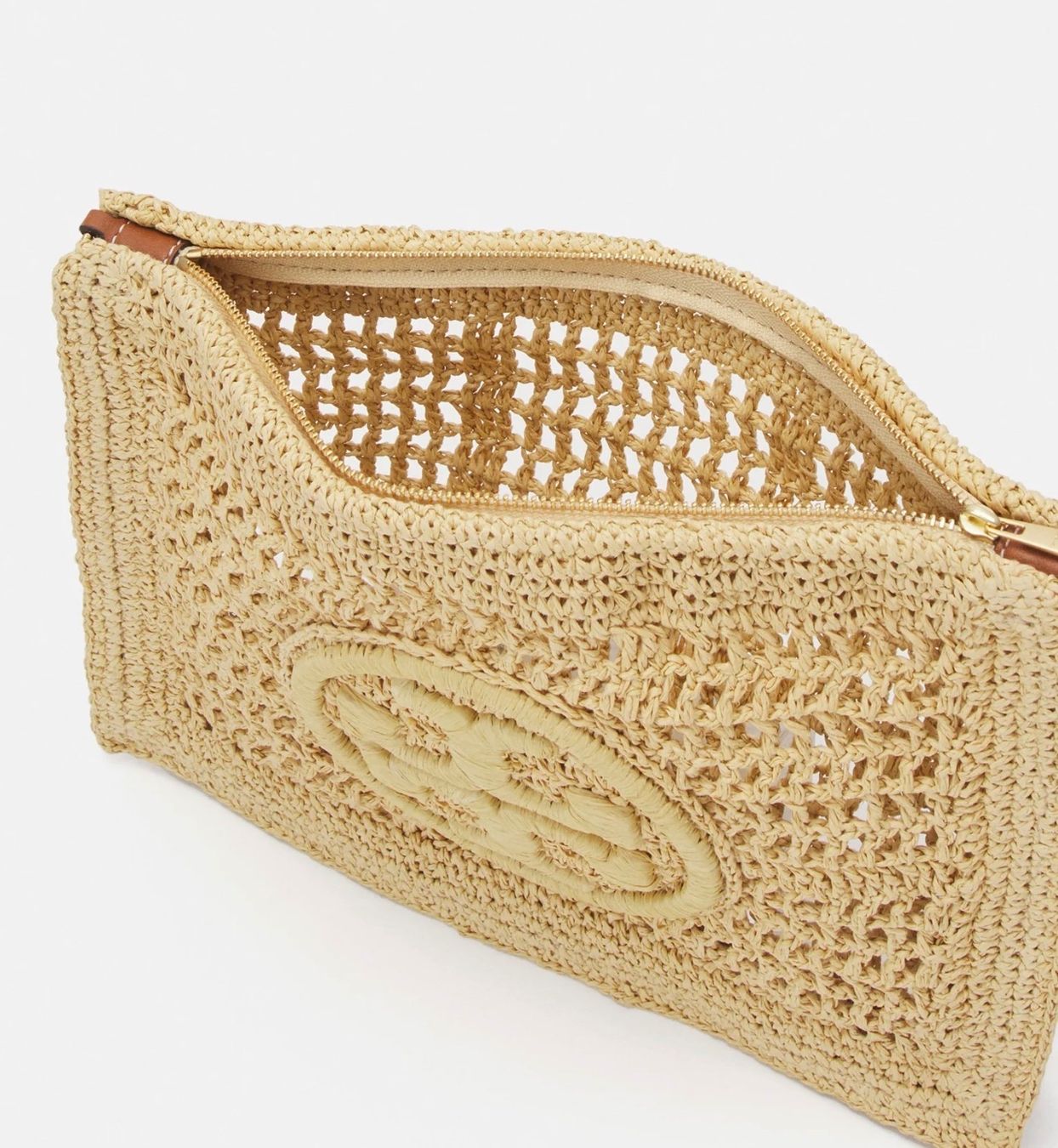 Tory Burch Borse da donna: TORY BURCH ELLA POUCH - CLUTCH - NATURAL – Nuovo e nell'imballaggio originale da Oberaach venduto da Dandy2021 2