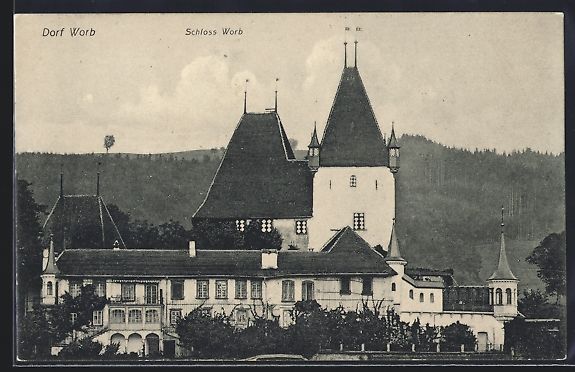 Cartes postales: AK Worb, Schloss Worb – D'occasion à Berlin par bartko-reher
