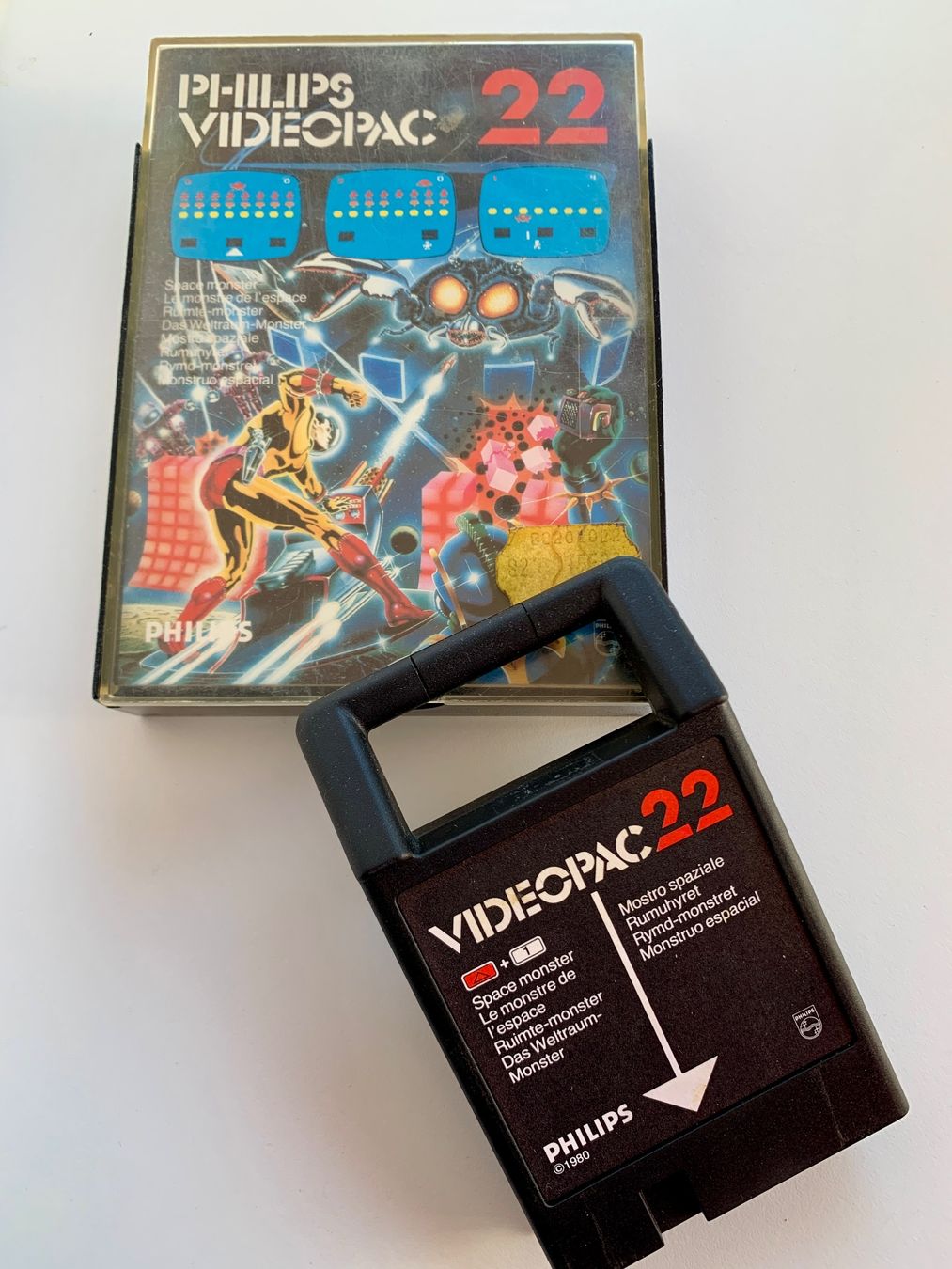 Spiele: Philips Videopac: 22 - Das Weltraum-Monster – Gebraucht aus Kaiseraugst von Marsupower