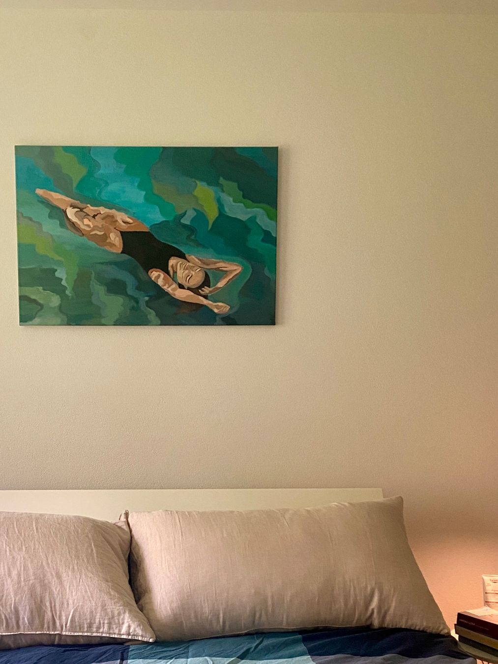 Dipinti: Gemälde "schwebende Frau" 90x60 cm – Usato da St. Gallen venduto da rod_kwm7 2