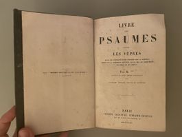 Livre des Psaumes, Vesperal, Paris 1863