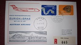 Swissair Zürich - Graz 01.04.1974