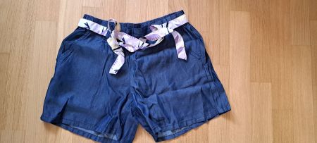 short bleu (lyocell)