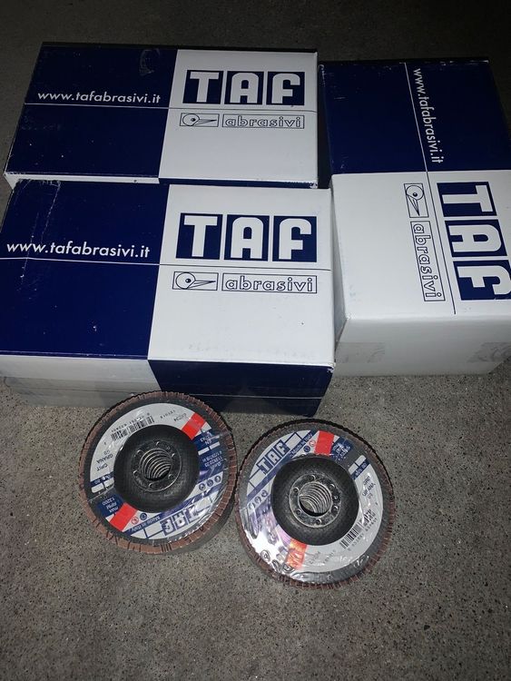 LINE10 Fächerschleifscheiben Set 40-teilig - Für Bohrer, Verschiedene Körnungen Für Holz & Metall