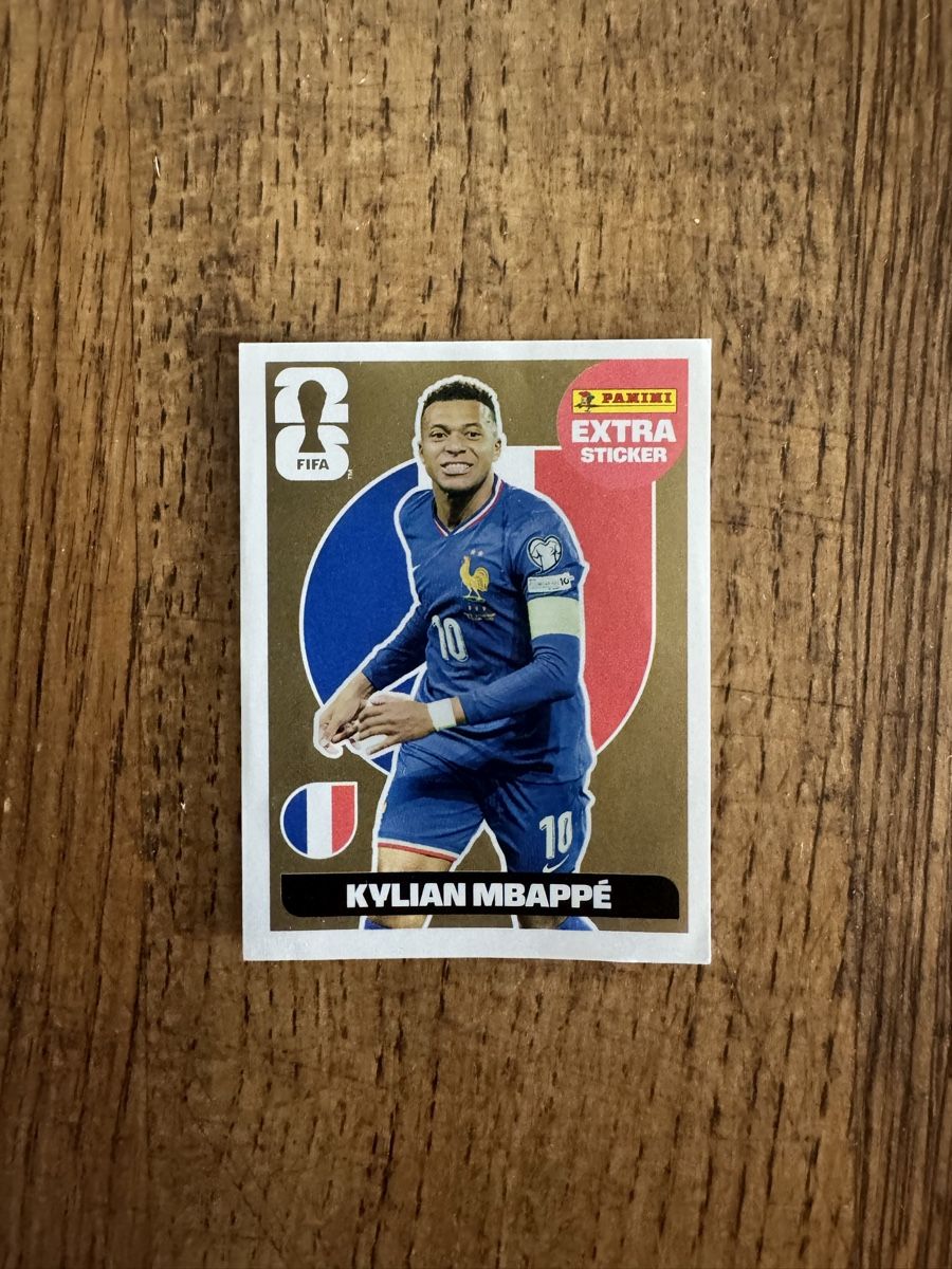 Panini Carte collezionabili: Mbappe Kylian Gold Extra Sticker Panini – Usato da Emmenbrücke venduto da Lukee1901
