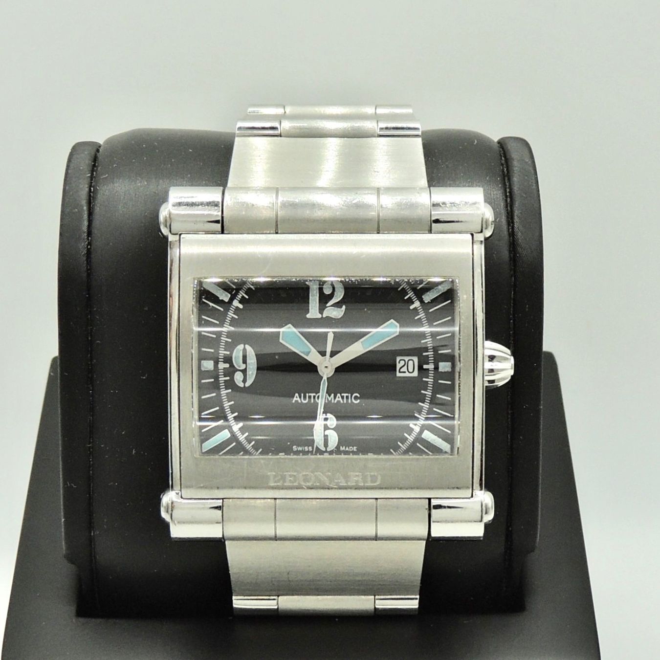 Orologi: Montre Leonard Screen Duo Milanese Automatic NOS – Nuovo e nell'imballaggio originale da Lausanne venduto da DuGoutetdesCouleurs 1