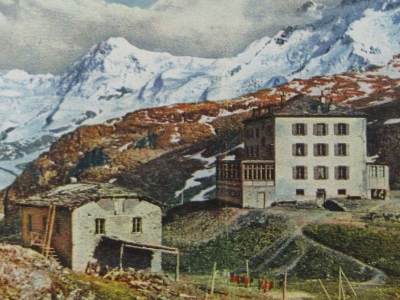 Cartoline postali: SCHWARZSEE HOTEL OB ZERMATT VS AK – Usato da Ettingen venduto da Hausi4711 1