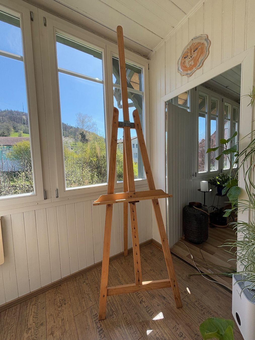 Cavalletti: Grosse alte Staffelei aus Holz – Usato da Laufenburg venduto da Heuguemperli111