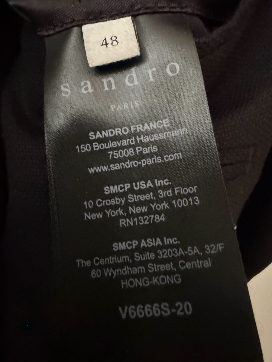 Sandro Jacken: Giacca Sandro uomo nera taglia 48 – Neu (gemäss Beschreibung) aus Lugano von can_xdd8 7