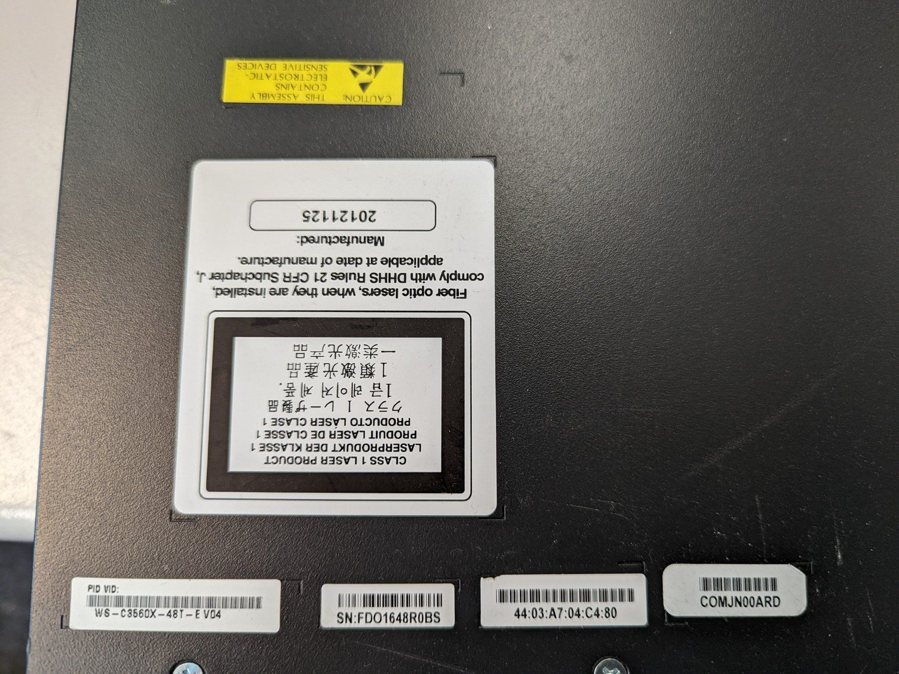 Cisco Hubs & Switches: Cisco WS-3560X-48T-E Switch + Network Module (C3KX-NM-1G) – Gebraucht aus Glattpark (Opfikon) von Jams02 5