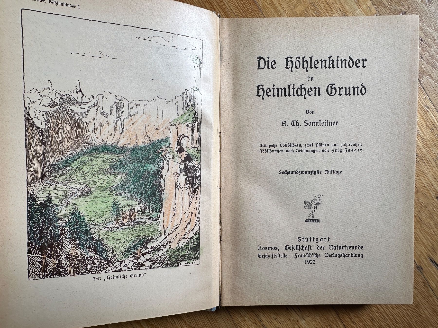 Libri: A. Th. Sonnleitner: 3 Höhlenkinder-Bände – Usato da Zürich venduto da allp 7