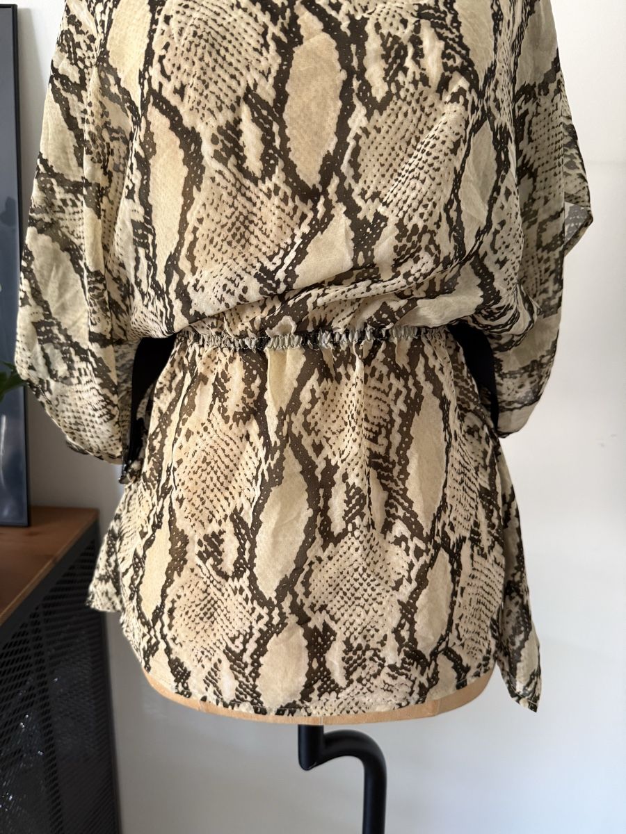 Blusen: Animal Print Tunika mit Gürtel, Gr. M – Gebraucht aus Lugano von rebecca.wardrobe 6