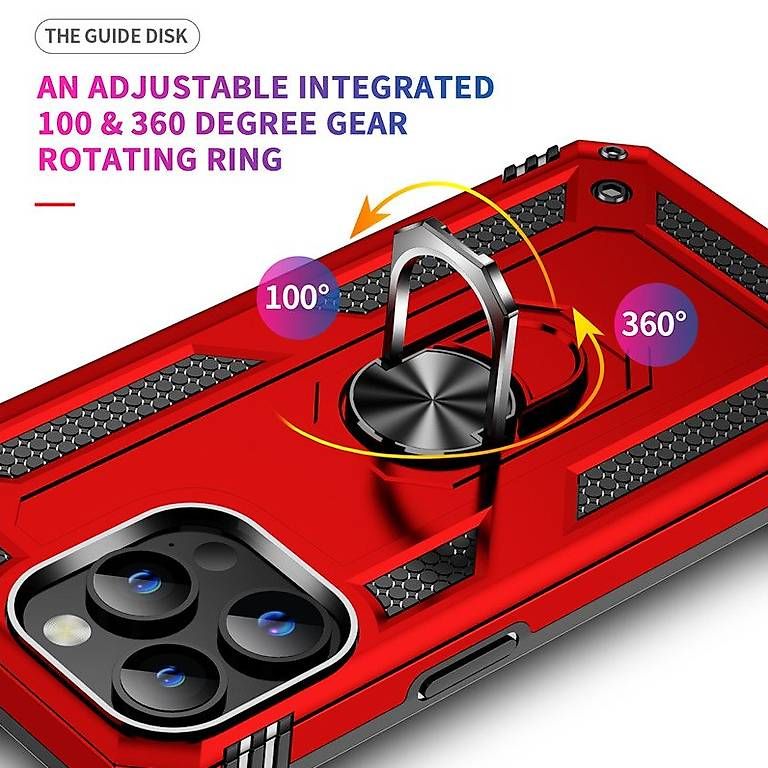 Cover & Protezioni schermo: iPhone 11 Handy Hülle Hybrid Bumper Panzer  - Rot  – Usato da Wabern venduto da Technologiaaa 1