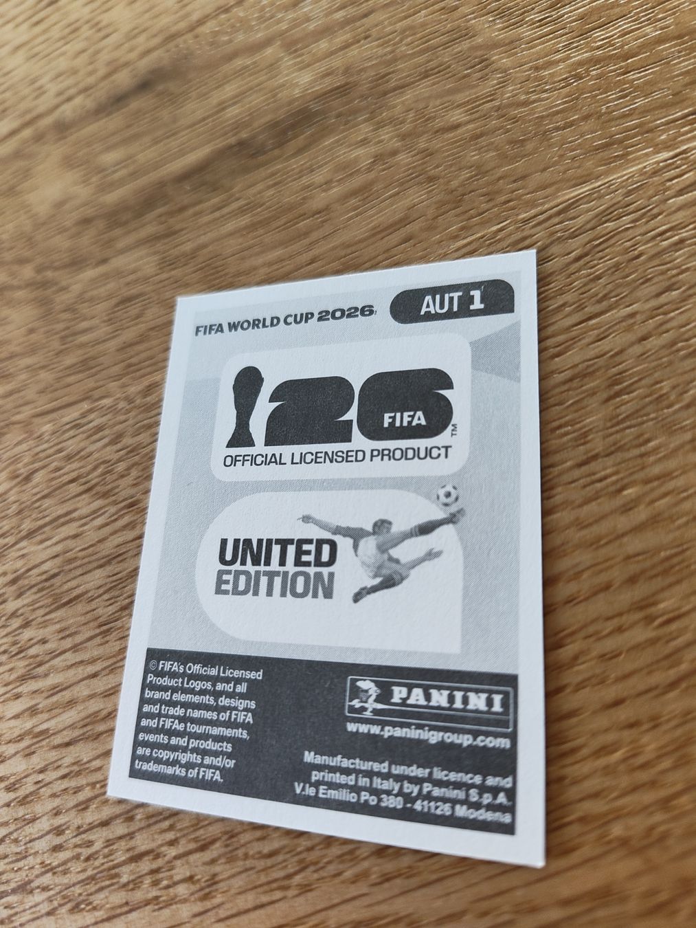 Panini Carte collezionabili: Panini Wm 2026 Aut 1 – Nuovo (secondo la descrizione) da Lieli venduto da Maholo 1