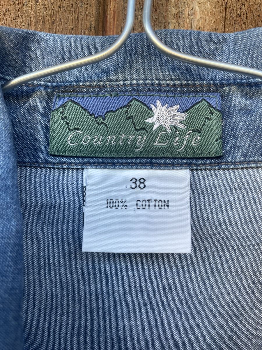 Camicette: Jeans Hemd/Bluse 40, 100% BW – Usato da Wildensbuch venduto da Mangosteen7 4
