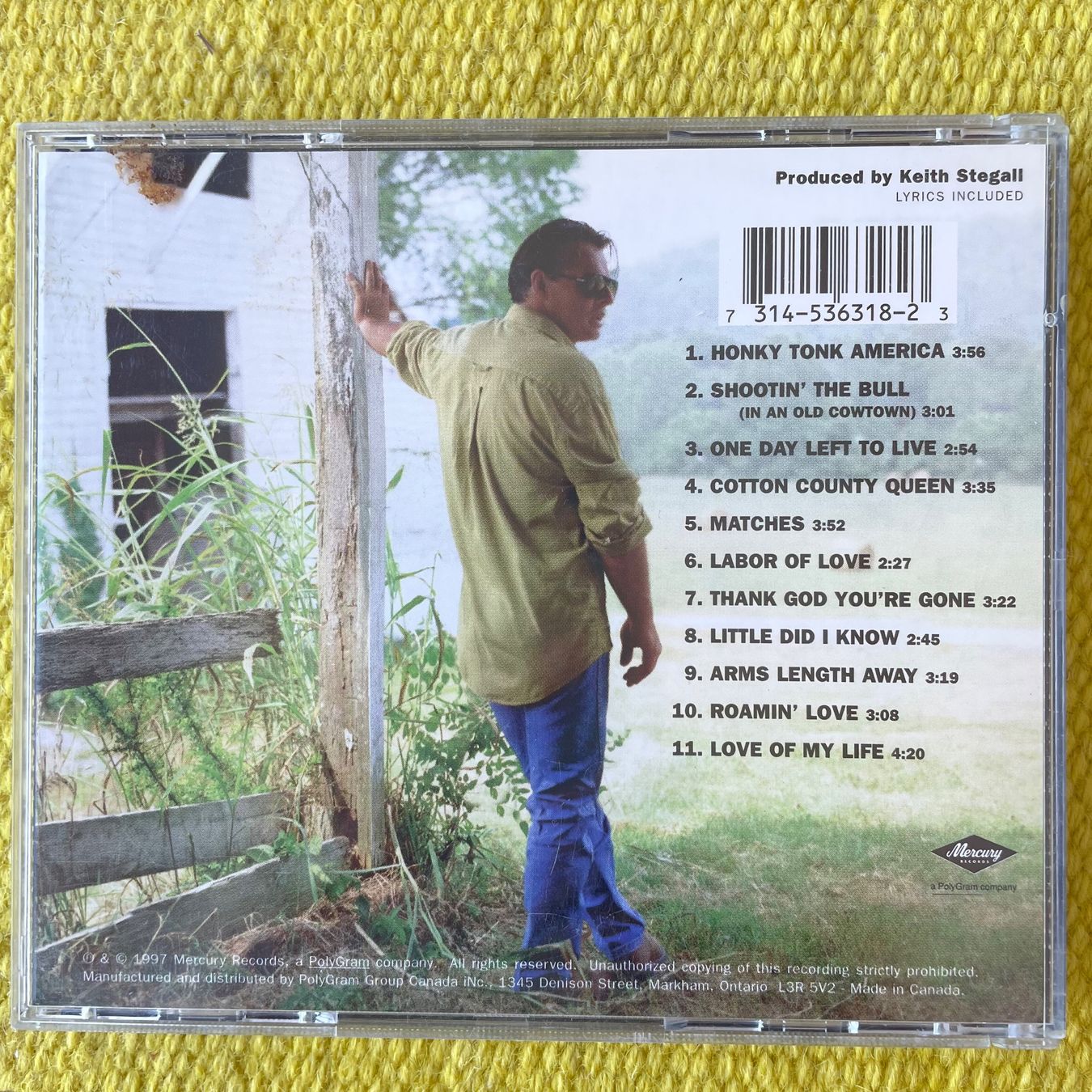 CD: SAMMY KERSHAW-LABOR OF LOVE – Usato da Rorschacherberg venduto da CD-Roli 1