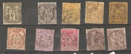 Frankreich  8 Type Sage  2 Mouchon  gest.