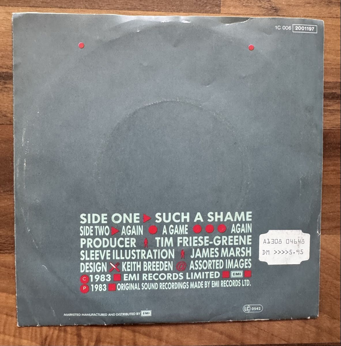 Vinyles: Talk Talk - Such A Shame - 7" Singles - 80s – D'occasion à Rorbas par BlackstarRecords 1