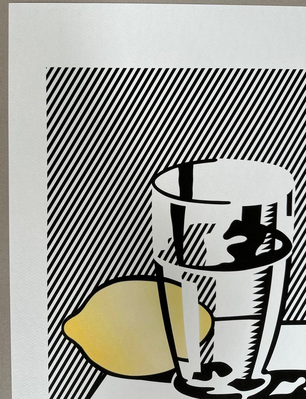 Roy Lichtenstein: Lemon & Glass, POP Art 72/150 (Neu (gemäss ...