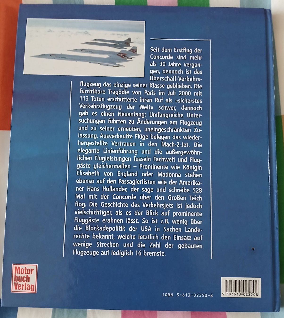 Libri: Buch Concorde Geschichte Technik Motorbuch Verlag 2002 – Usato da Luzern venduto da baku1961 1