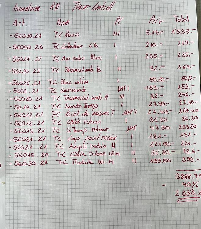 Therm-Control! Module Wifi, cable, capteur, radio, sonde! (Neu und ...