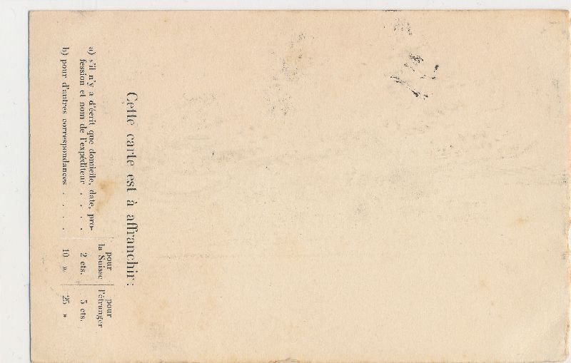 Ansichtskarten: Neuchâtel - von oben + c1900 – Gebraucht aus Emmenbrücke von teestube 1
